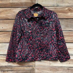 sequin jacket size 24